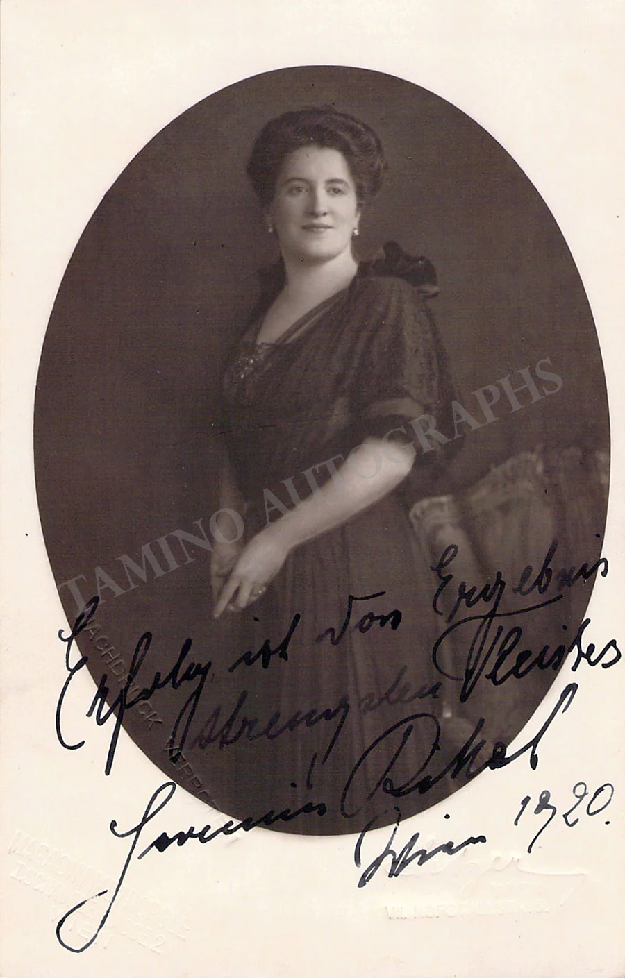 KITTEL, Hermine (Various Autographs)
