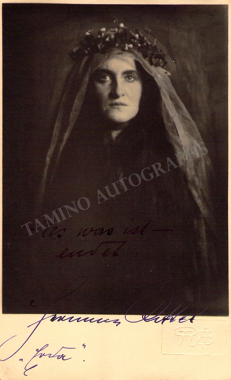 KITTEL, Hermine (Various Autographs) - Image 3
