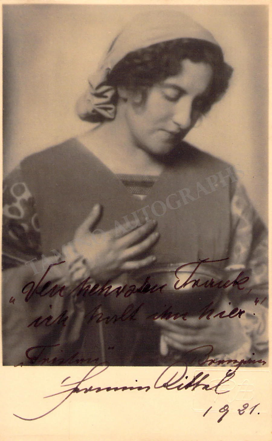 KITTEL, Hermine (Various Autographs) - Image 4
