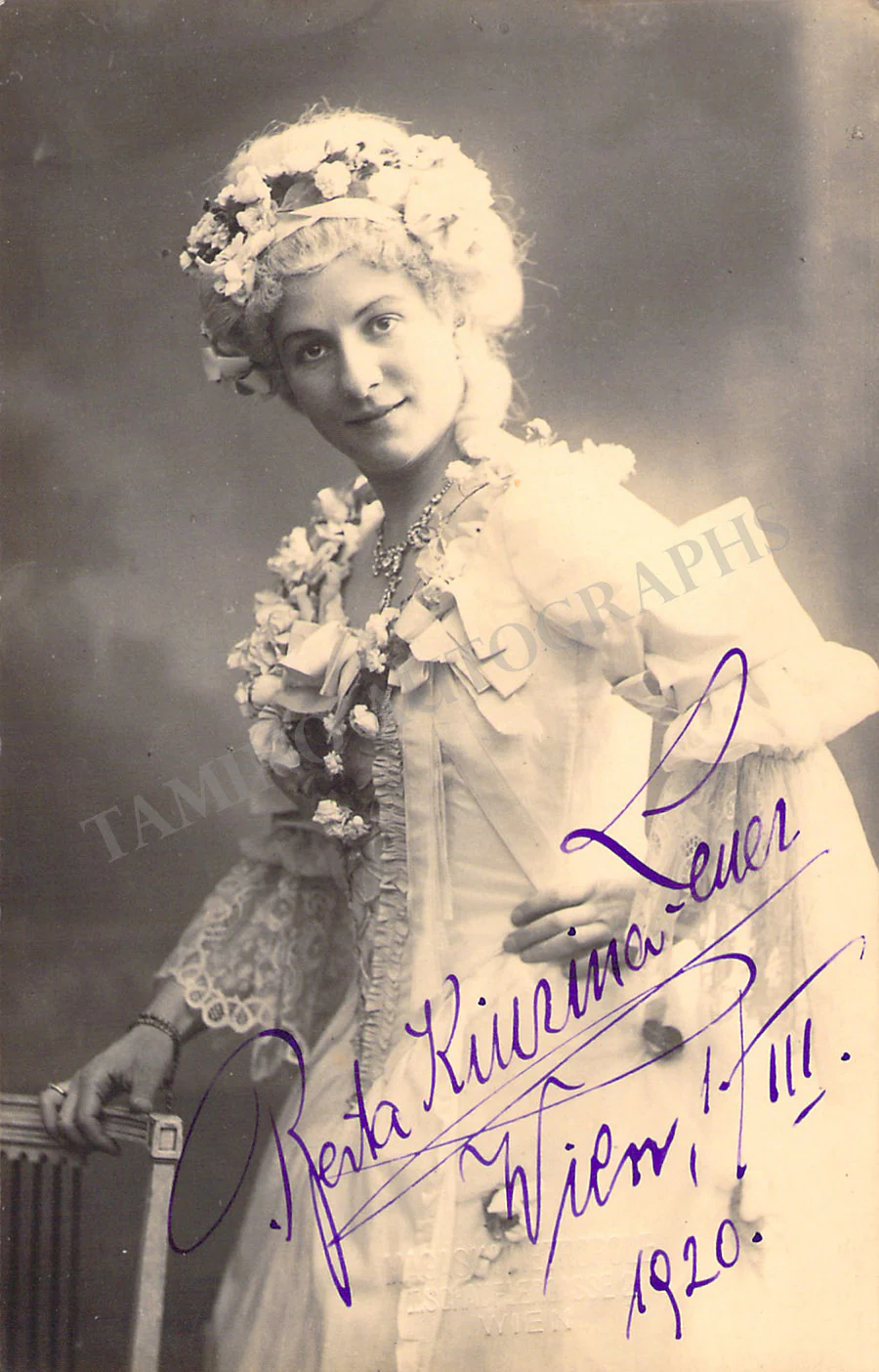 KIURINA-LEUER, Berta (Various Autographs) - Image 15