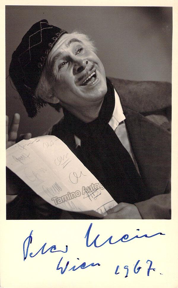 KLEIN, Peter (Various Autographs) - Image 2