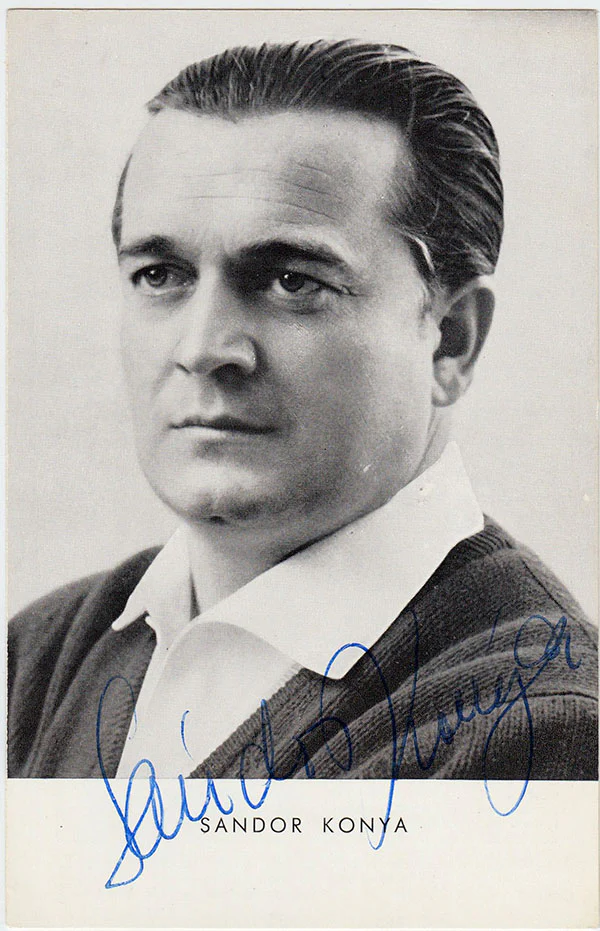 KONYA, Sandor (Various Autographs) - Image 14