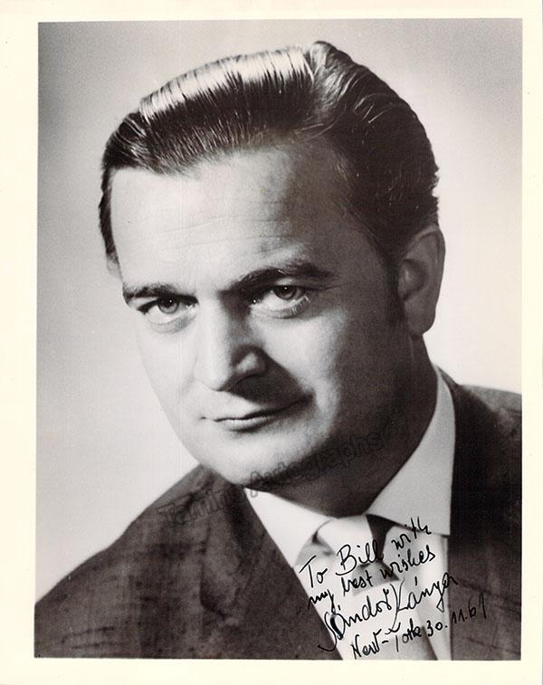 KONYA, Sandor (Various Autographs) - Image 5