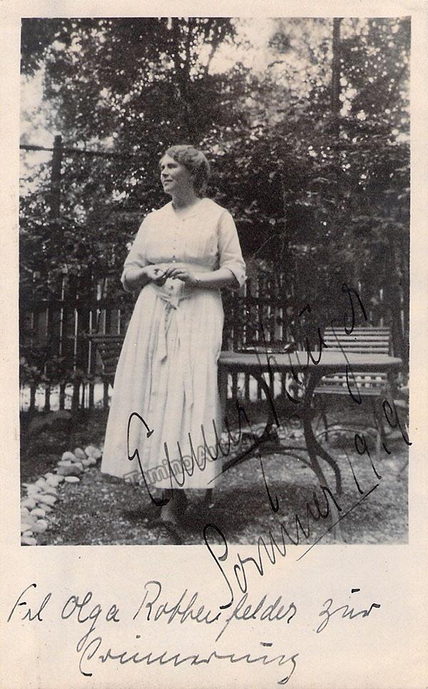 KRUGER, Emmy (Various Autographs)