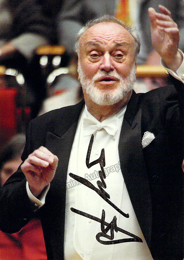 Masur, Kurt - Various Autographs - Image 5