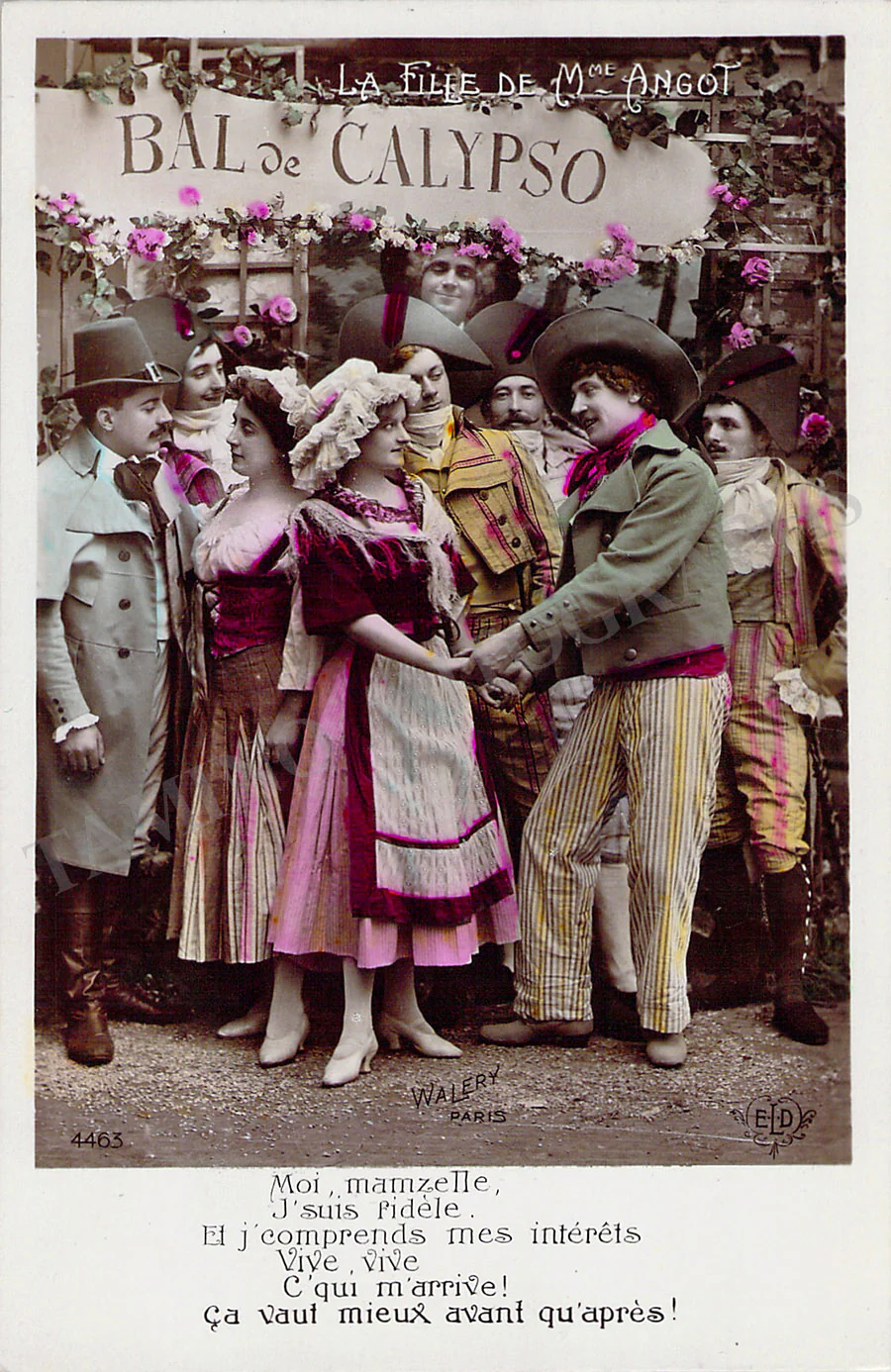 La Fille de Madame Angot - Set of 10 Vintage Photo Postcards - Image 10