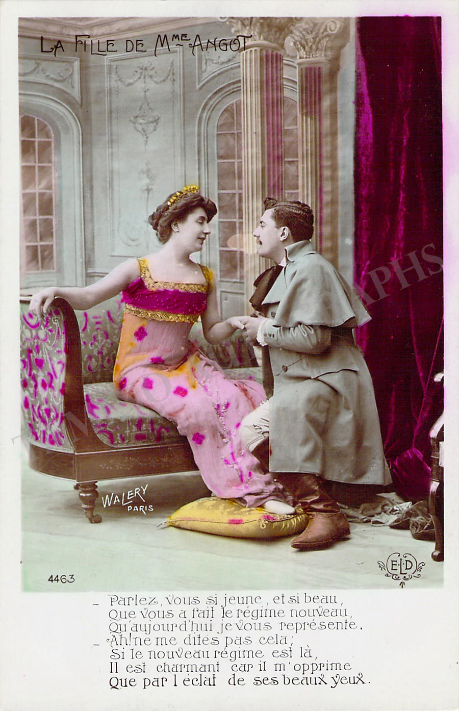 La Fille de Madame Angot - Set of 10 Vintage Photo Postcards - Image 6