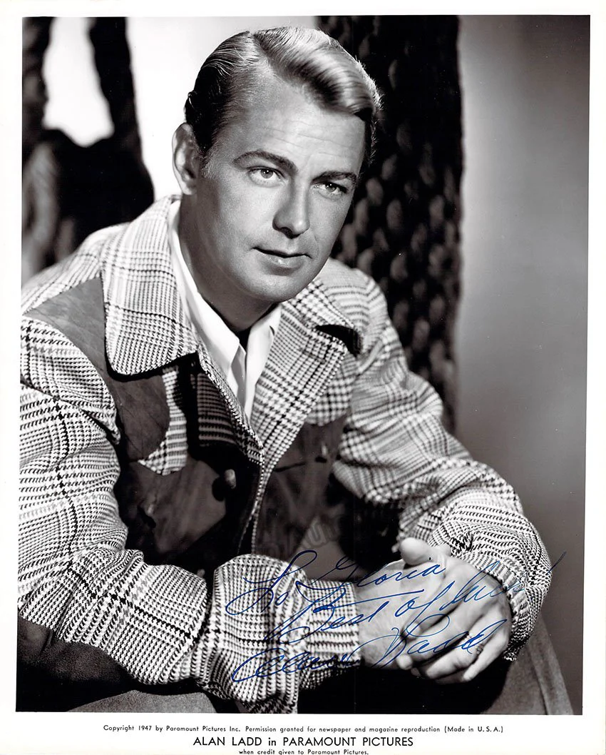 Ladd, Alan - Signed Photograph