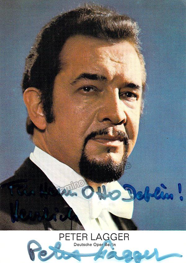 LAGGER, Peter (Various Autographs)