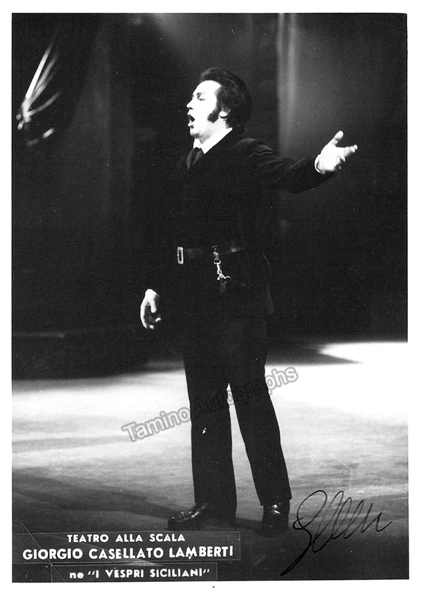 LAMBERTI, Giorgio (Various Autographs) - Image 13