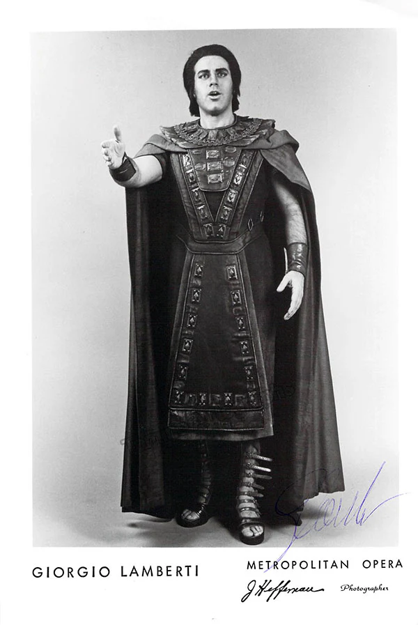 LAMBERTI, Giorgio (Various Autographs) - Image 16
