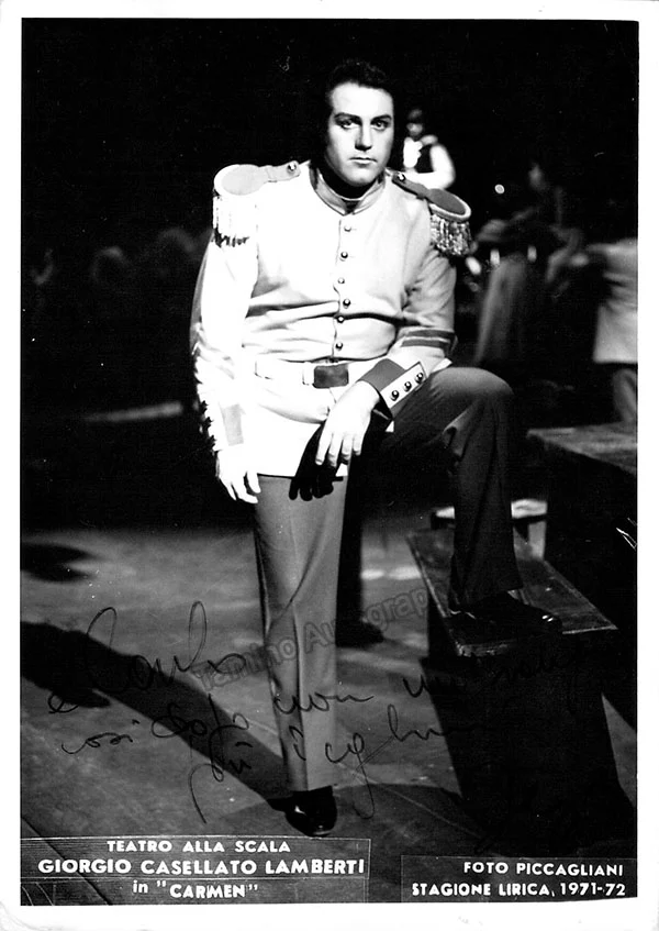 LAMBERTI, Giorgio (Various Autographs) - Image 17