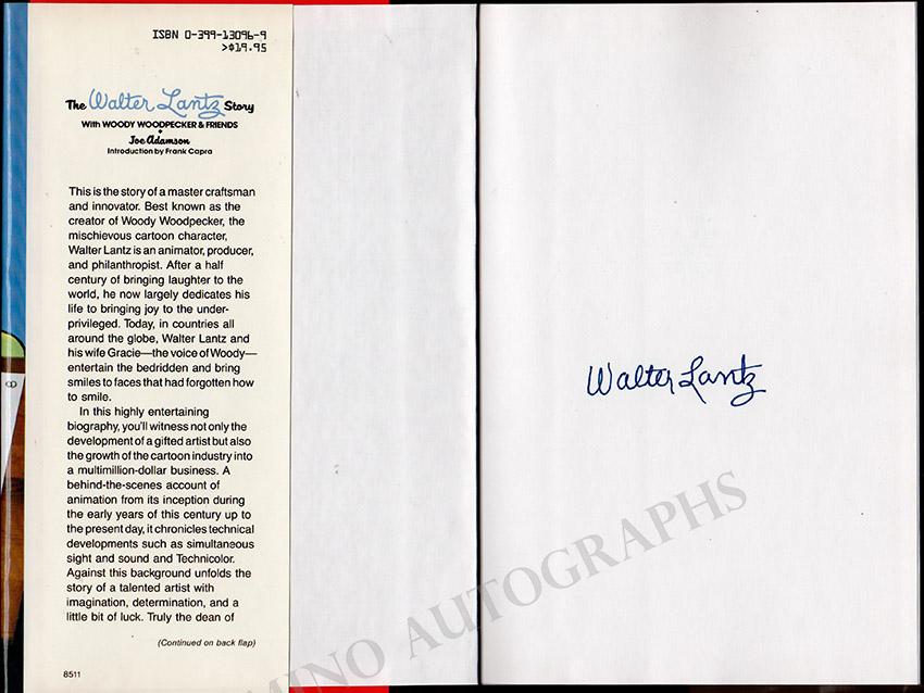 Lantz, Walter - Signed Book "The Walter Lantz Story" - Image 2