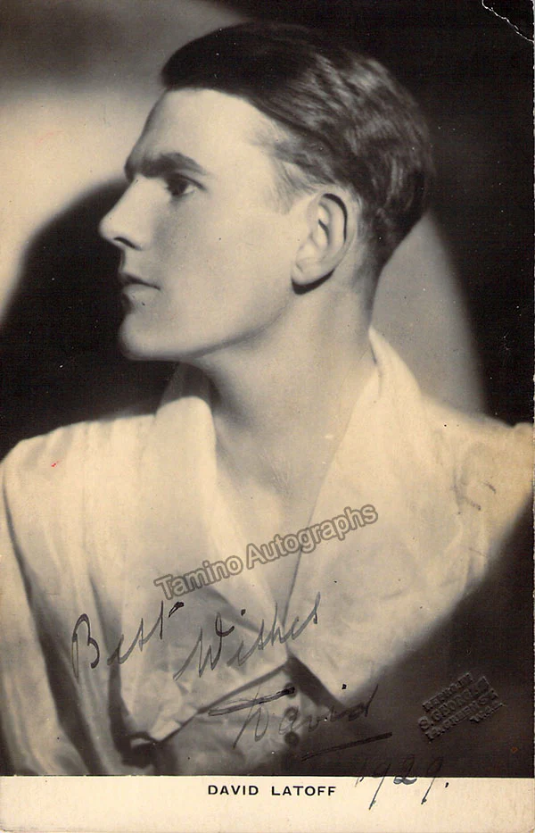 Latoff, David - Signed Photograph