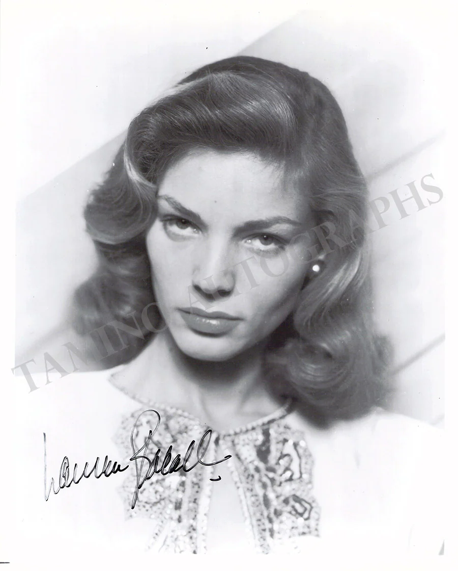 Bacall, Lauren - Various Autographs - Image 2