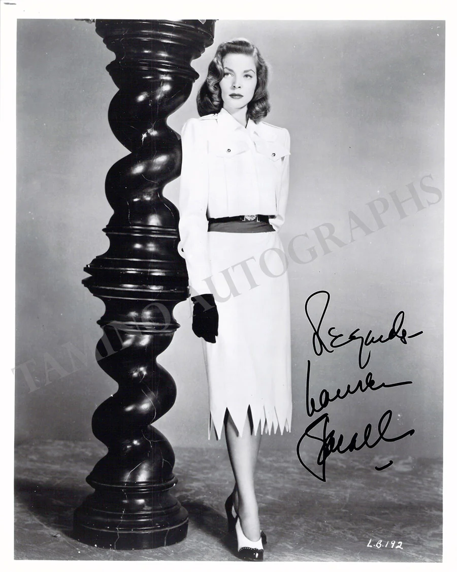 Bacall, Lauren - Various Autographs - Image 4
