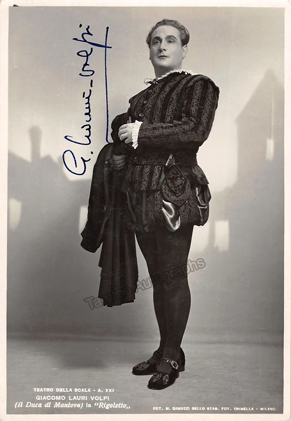 Lauri-Volpi, Giacomo - Various Autographs - Image 18