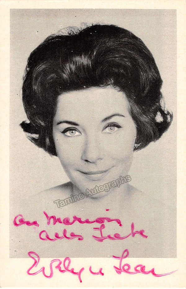 LEAR, Evelyn (Various Autographs) - Image 20