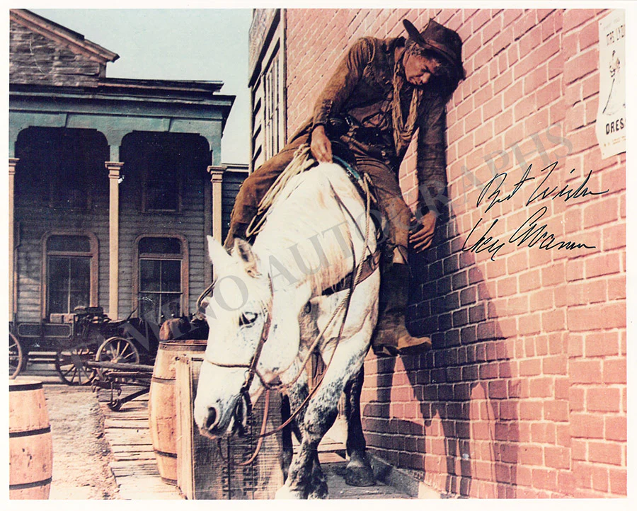 Marvin, Lee - Signed Photograph in "Cat Ballou"