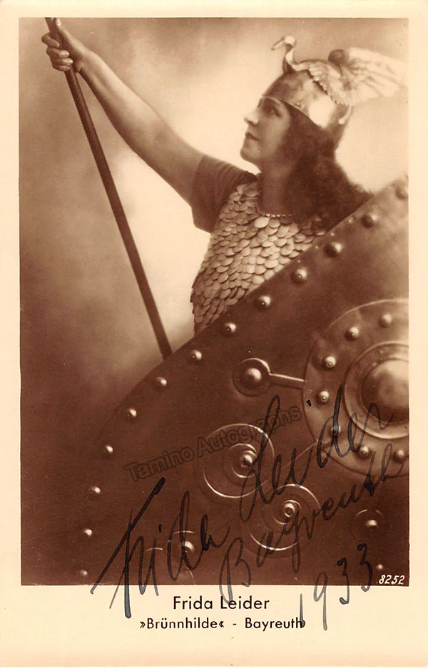 Leider, Frida - Various Autographs - Image 2
