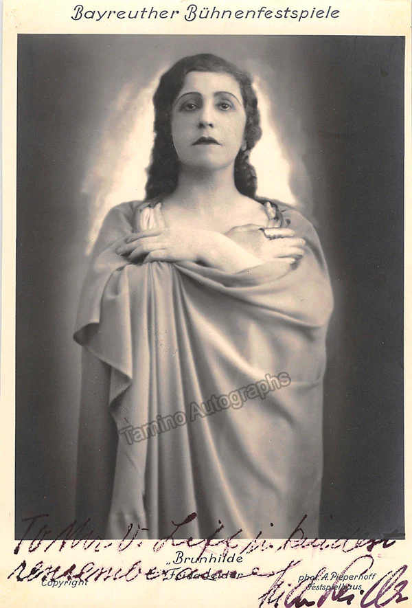 Leider, Frida - Various Autographs - Image 4