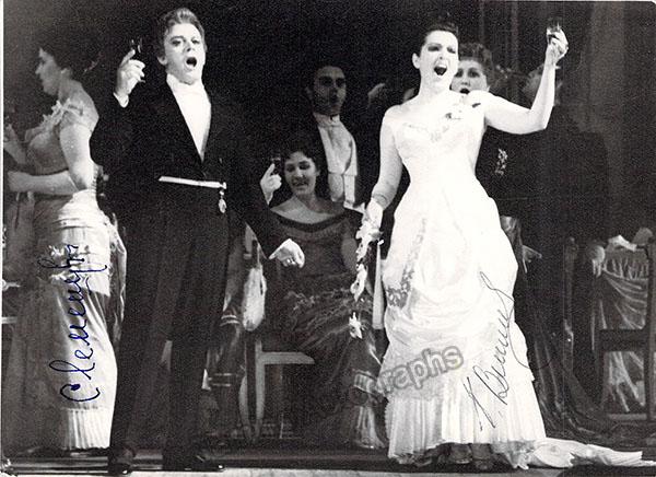 Lemeshev, Sergei - Vishnevskaya, Galina - Double Signed Photo in Roles