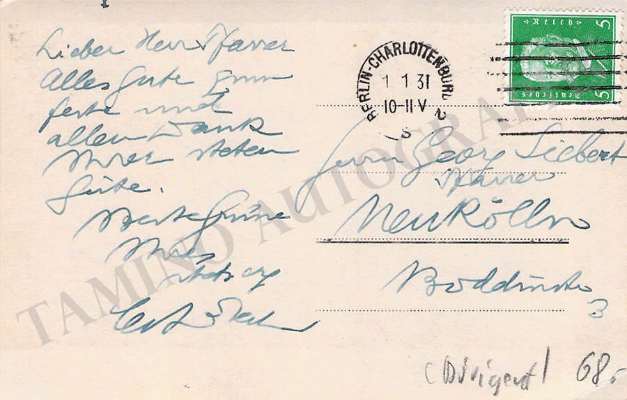 Blech, Leo - Various Autographs - Image 4