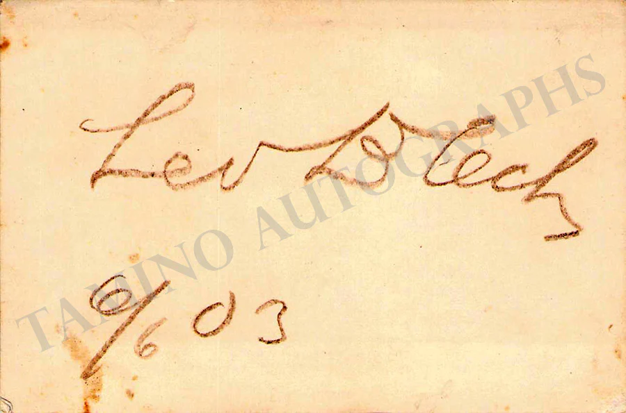 Blech, Leo - Various Autographs - Image 5