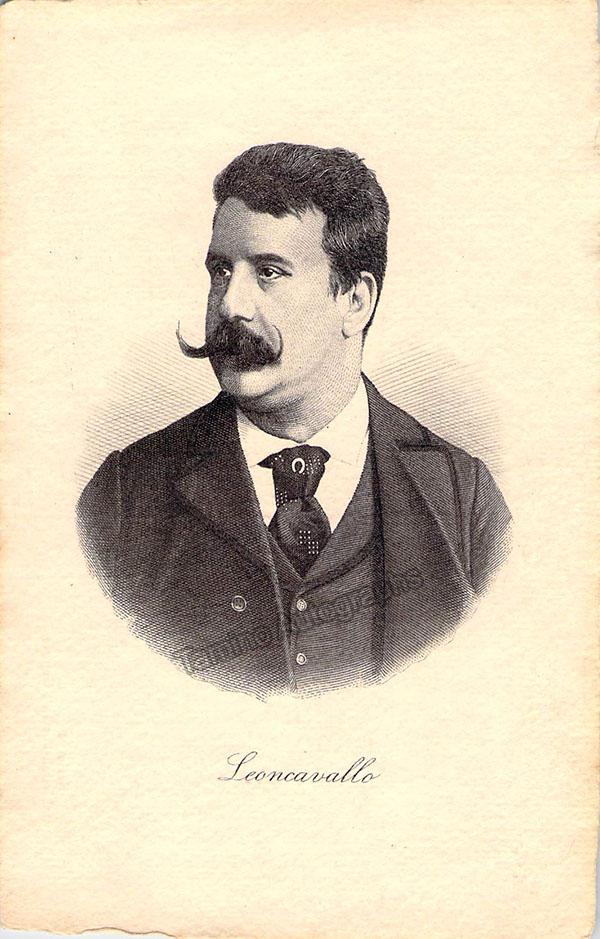 Leoncavallo, Ruggero - Autograph Music Quote Signed 1906 - Image 2