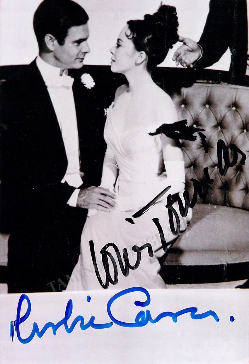 Caron, Leslie - Jourdan, Louis - Signed Photograph in "Gigi"