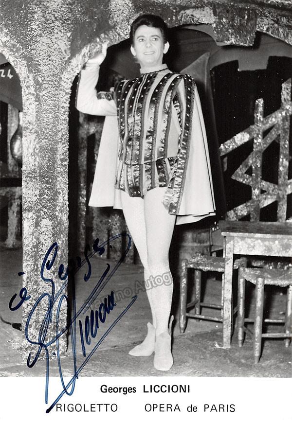 LICCIONI, Georges (Various Autographs) - Image 2