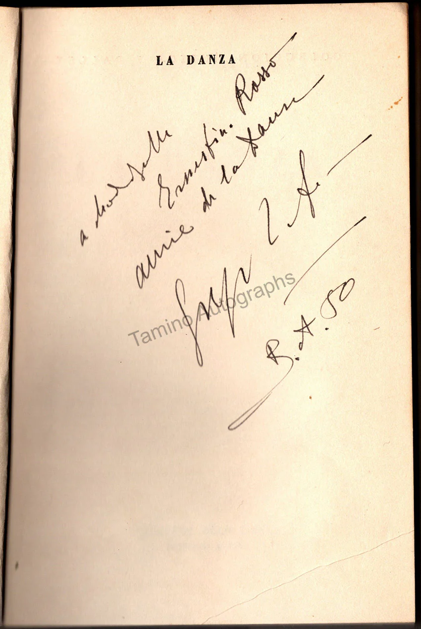 Lifar, Serge - Signed Book "Dance" - Image 2