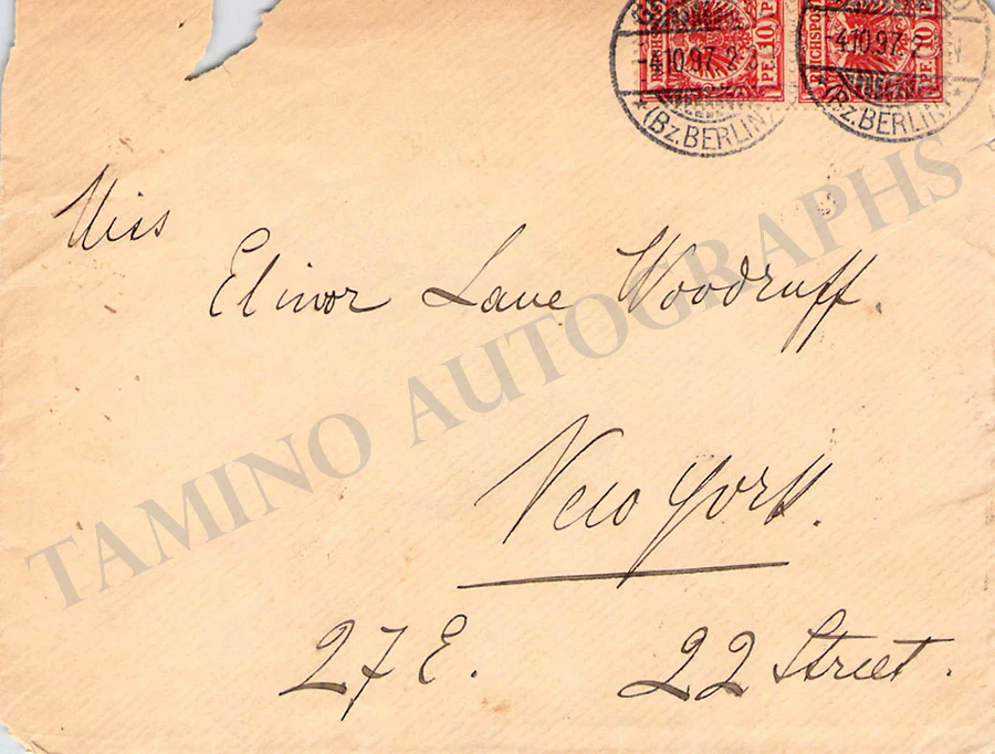 Lehmann, Lilli - Autographs Collection - Image 44