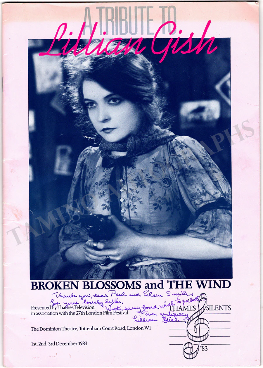 Gish, Lillian - Various Autographs - Image 5