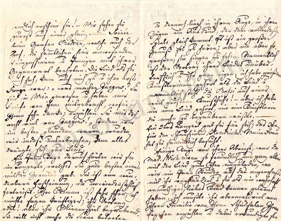 Lind, Jenny - Lot of 10 Autograph Letters Signed from friends and contemporaries - Image 10