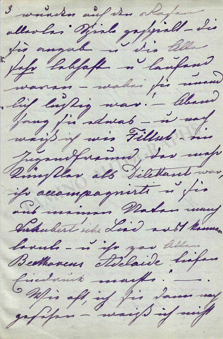 Lind, Jenny - Lot of 10 Autograph Letters Signed from friends and contemporaries - Image 101