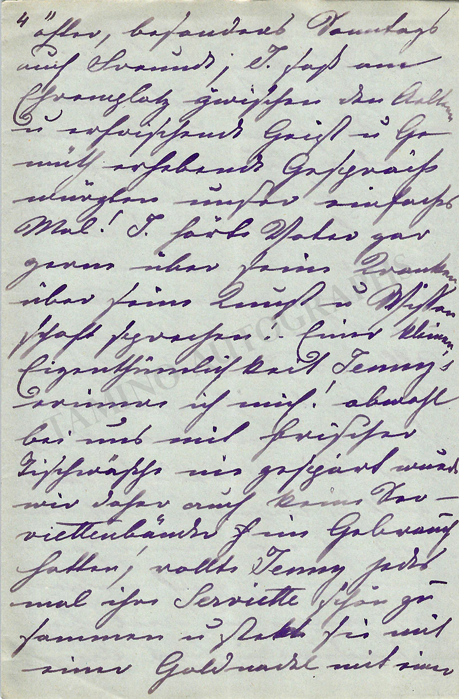 Lind, Jenny - Lot of 10 Autograph Letters Signed from friends and contemporaries - Image 105