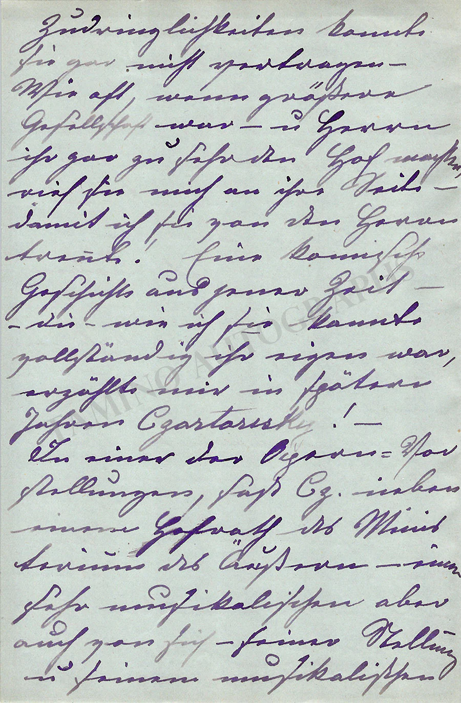 Lind, Jenny - Lot of 10 Autograph Letters Signed from friends and contemporaries - Image 122