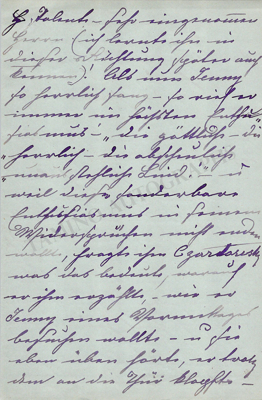Lind, Jenny - Lot of 10 Autograph Letters Signed from friends and contemporaries - Image 123