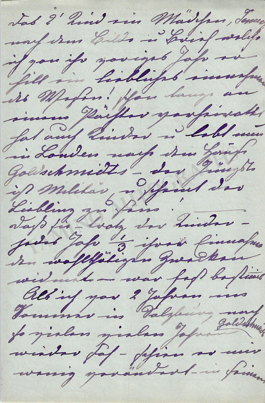 Lind, Jenny - Lot of 10 Autograph Letters Signed from friends and contemporaries - Image 132