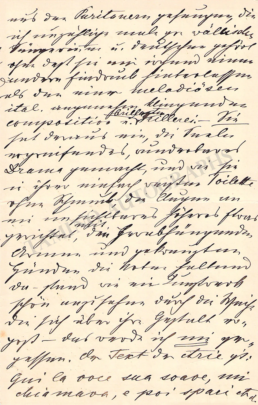 Lind, Jenny - Lot of 10 Autograph Letters Signed from friends and contemporaries - Image 14