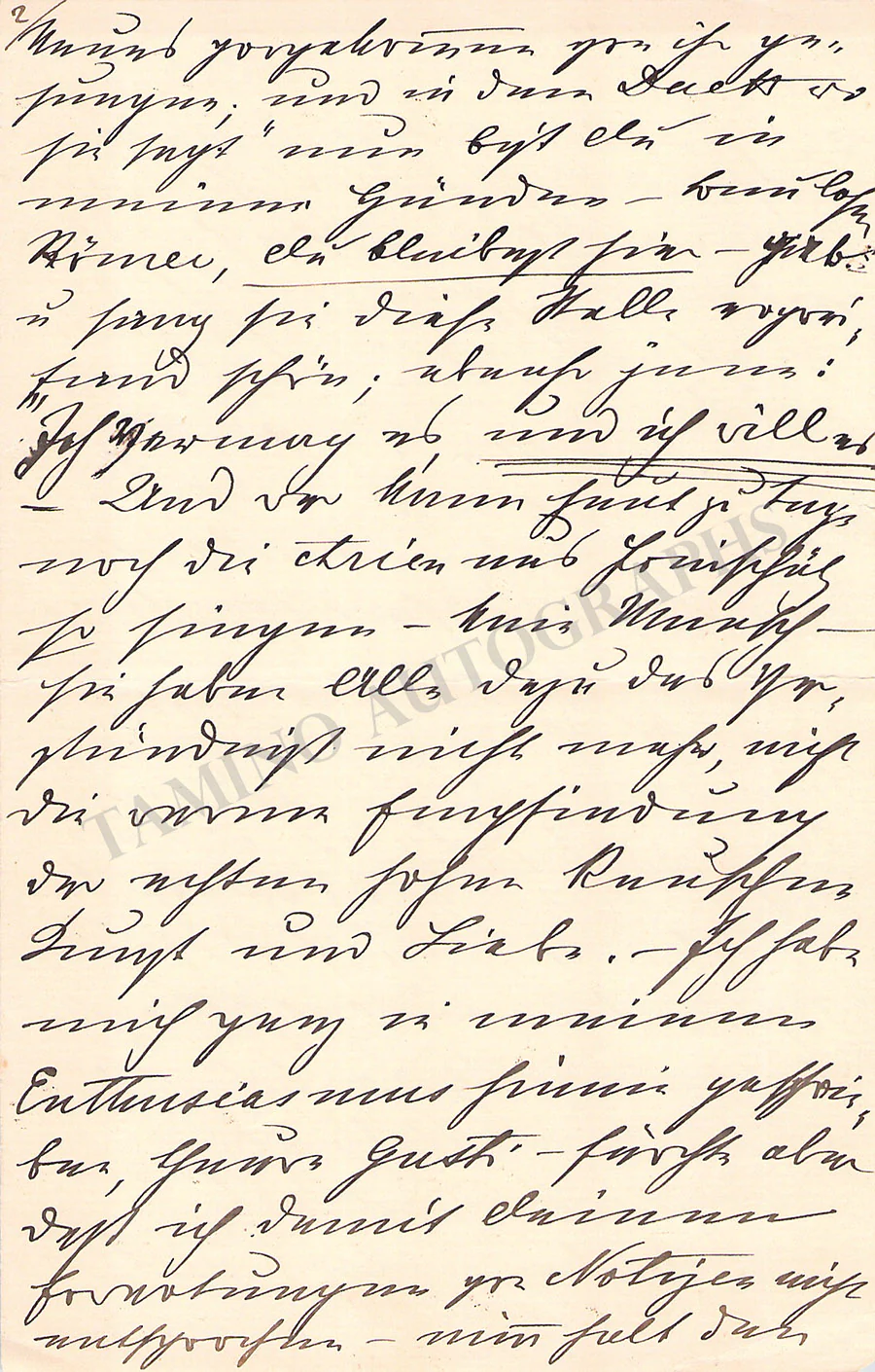 Lind, Jenny - Lot of 10 Autograph Letters Signed from friends and contemporaries - Image 16