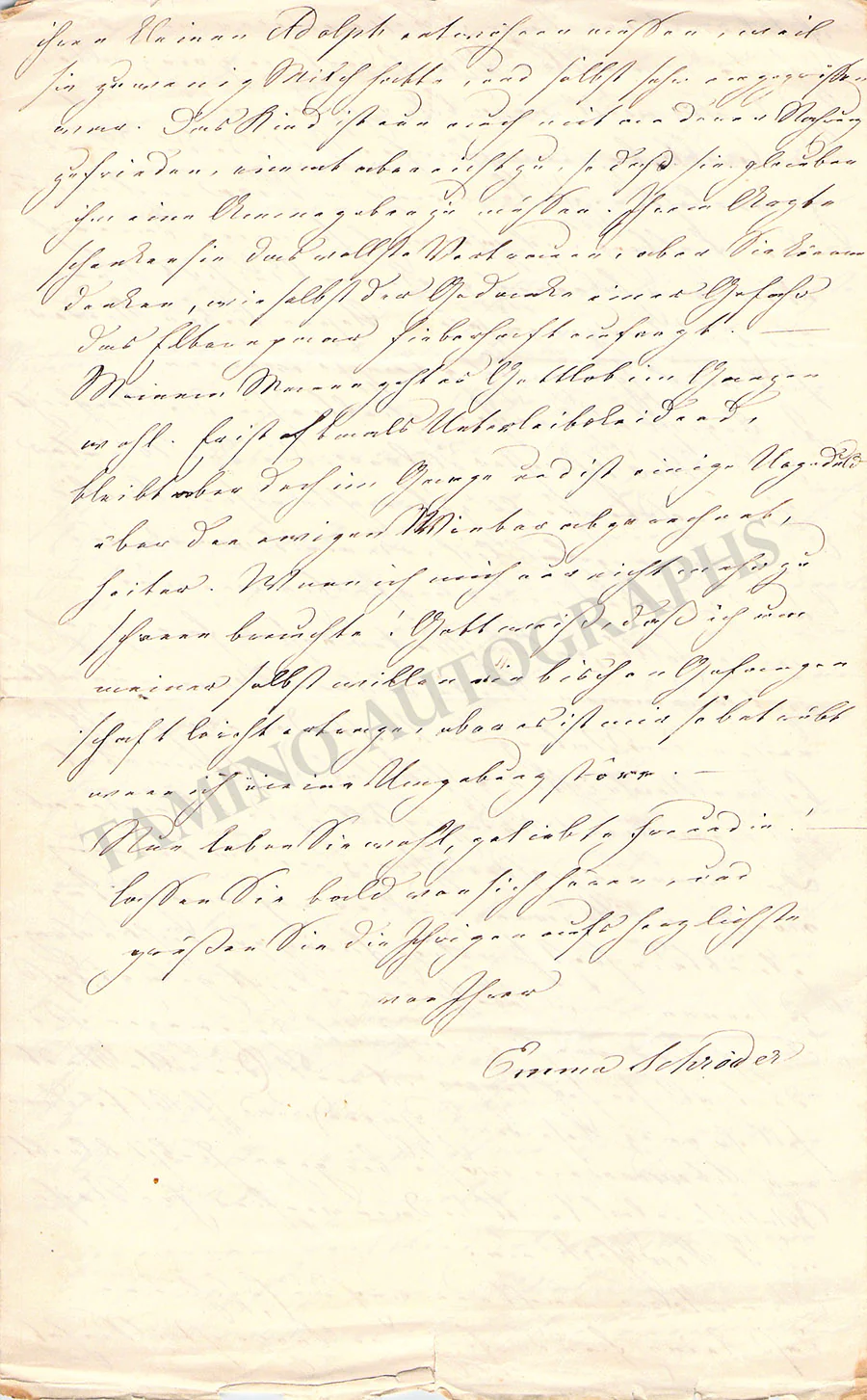 Lind, Jenny - Lot of 10 Autograph Letters Signed from friends and contemporaries - Image 19