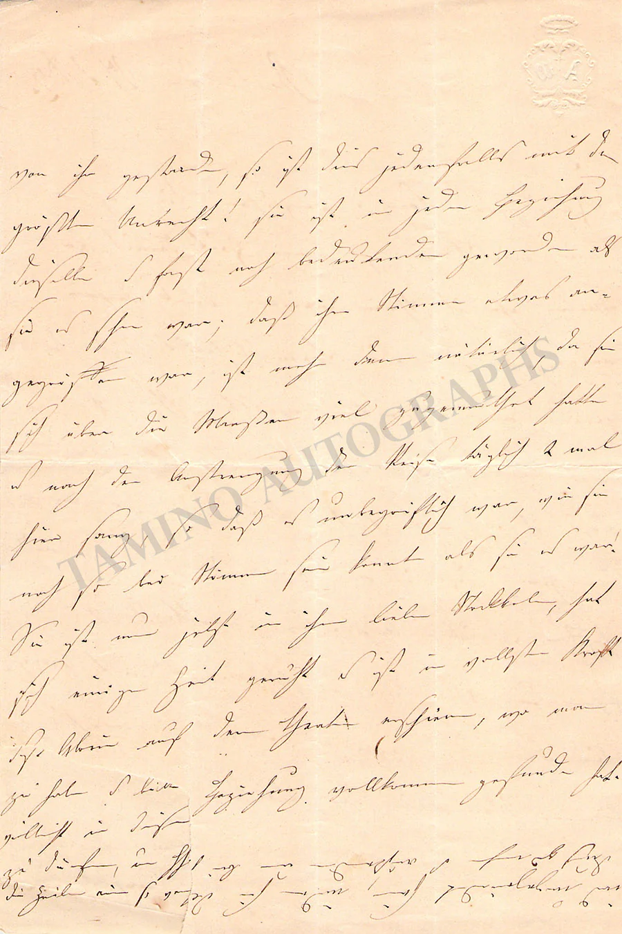 Lind, Jenny - Lot of 10 Autograph Letters Signed from friends and contemporaries - Image 34