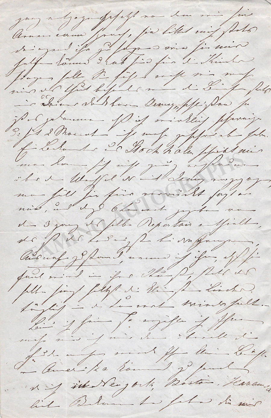 Lind, Jenny - Lot of 10 Autograph Letters Signed from friends and contemporaries - Image 40