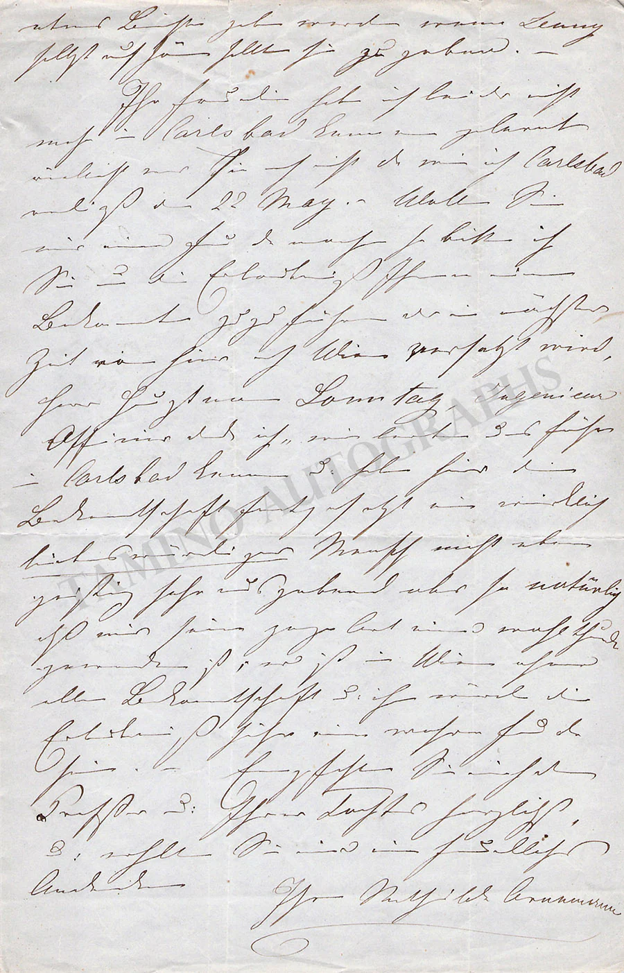 Lind, Jenny - Lot of 10 Autograph Letters Signed from friends and contemporaries - Image 42