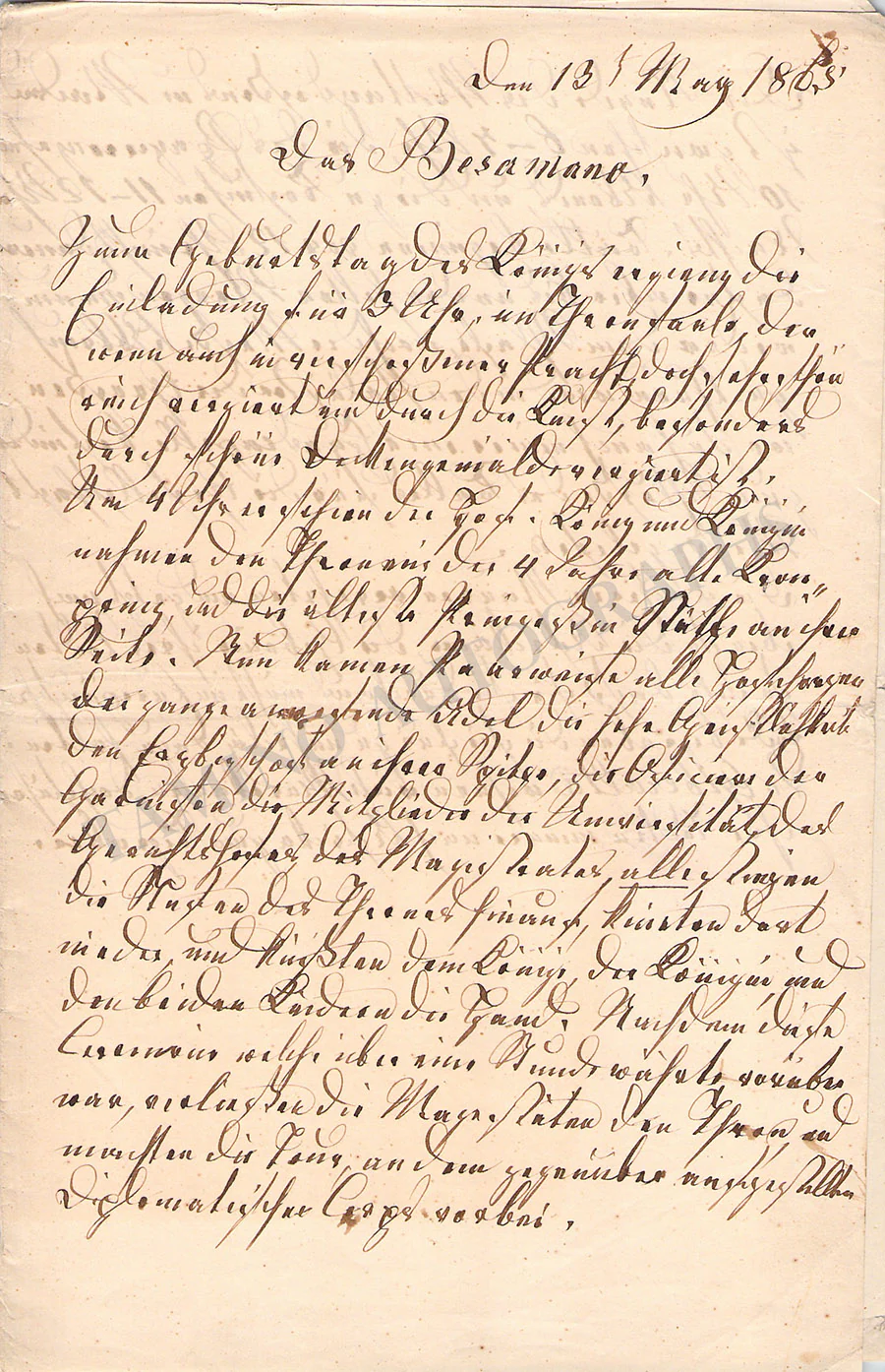 Lind, Jenny - Lot of 10 Autograph Letters Signed from friends and contemporaries - Image 43