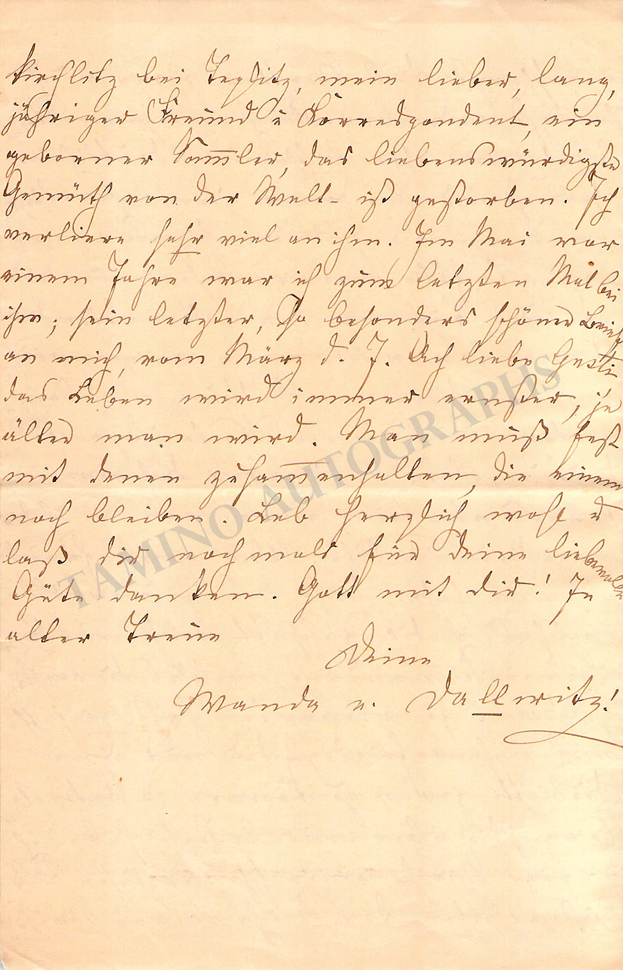 Lind, Jenny - Lot of 10 Autograph Letters Signed from friends and contemporaries - Image 8