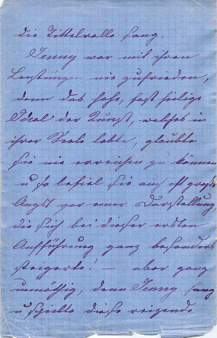 Lind, Jenny - Lot of 10 Autograph Letters Signed from friends and contemporaries - Image 87