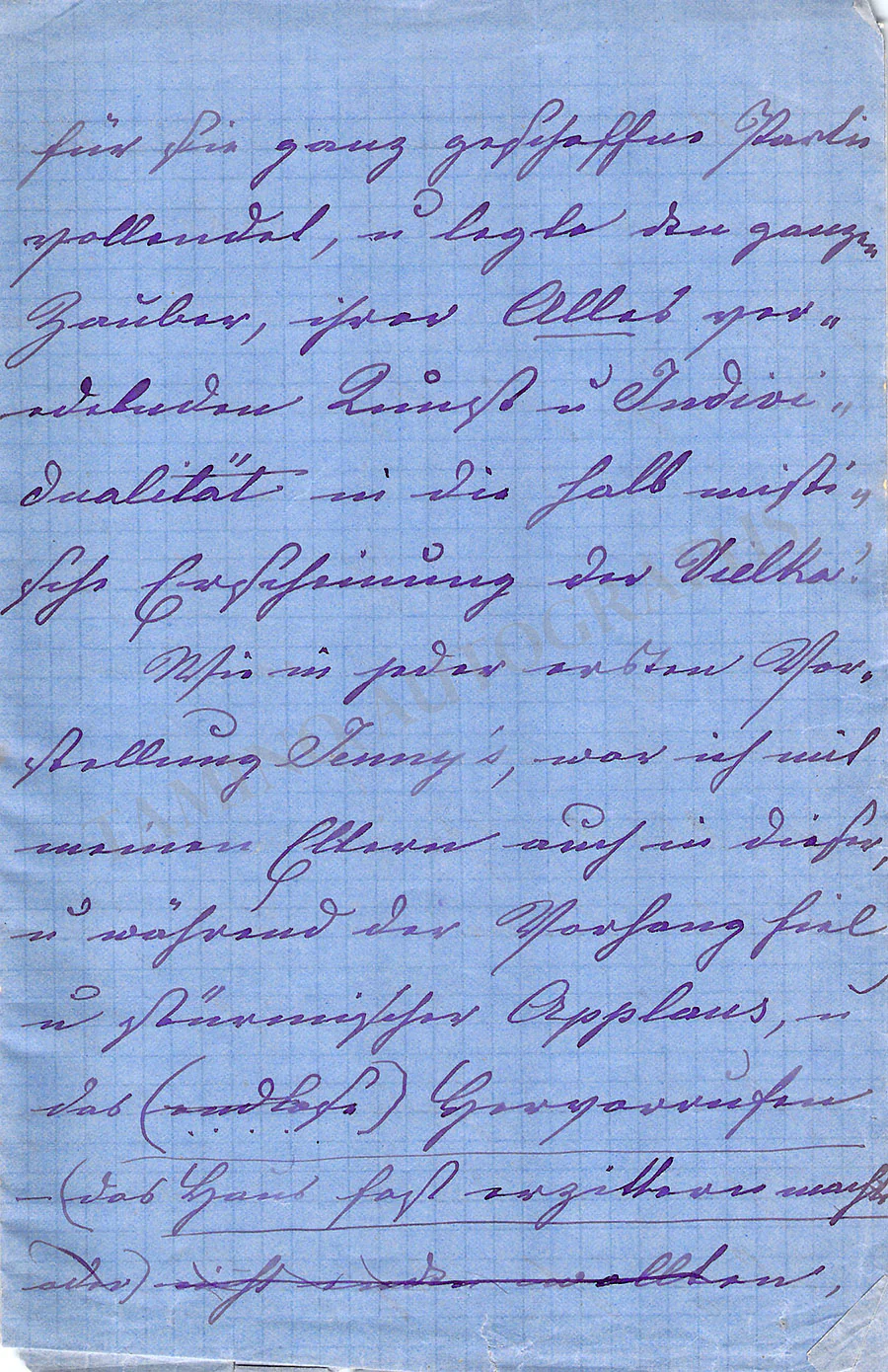 Lind, Jenny - Lot of 10 Autograph Letters Signed from friends and contemporaries - Image 88